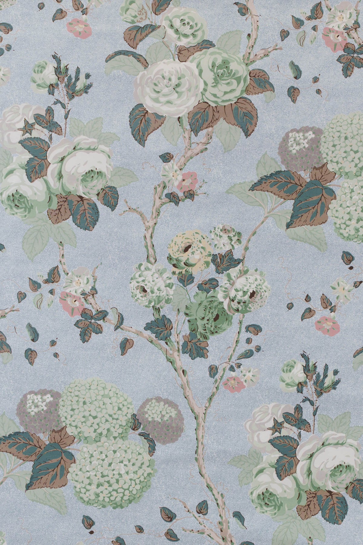 jm-770 blue/green_HYDRANGEA & ROSE