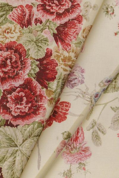jm-1196 red/green linen_JUBILEE BOUQUET
