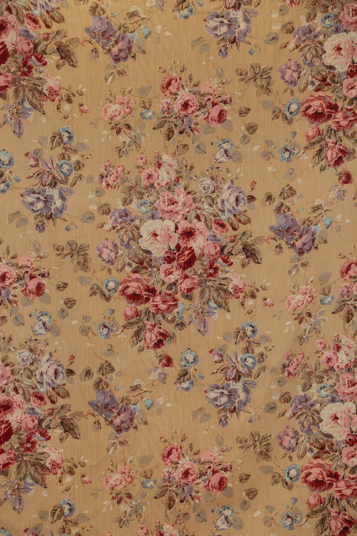 jm-1022 tan_LUCY'S ROSES handblock