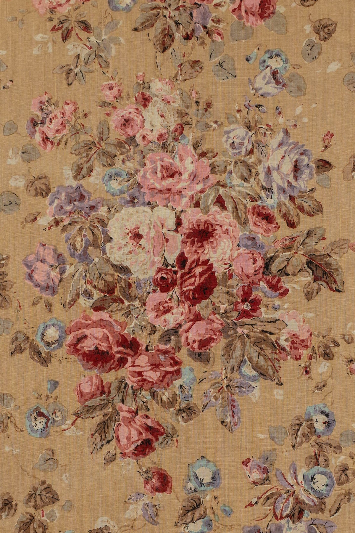 jm-1022 tan_LUCY'S ROSES handblock